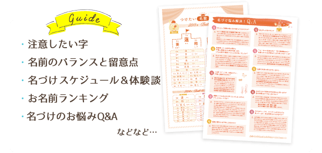 完全オーダーメイド「名づけBOOK」｜ミルポッシェベビー